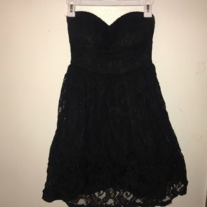 Black lace dress
